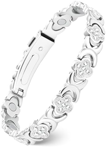 Feraco Pure Copper Bracelets for Women, Ultra Strength Magnetic Bracelet