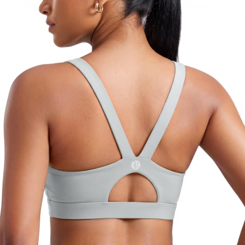 RUNNING GIRL V Back High Impact Sports Bras for Women