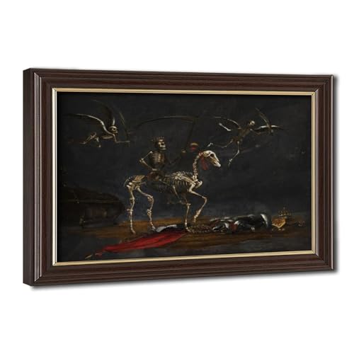 Impression sur toile Mors Triumphans Leonaert Bramer pour habiller un mur vide