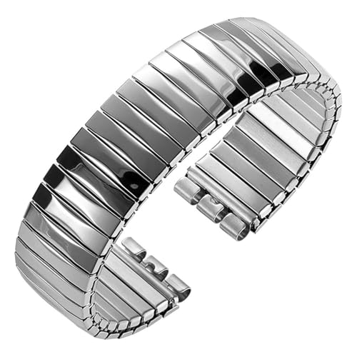 [ȓX] Lk̂鎞voh XeXX`[vXgbv Y fB[X Xgb` gXgoh ANZT[(Polished Silver,20mm)