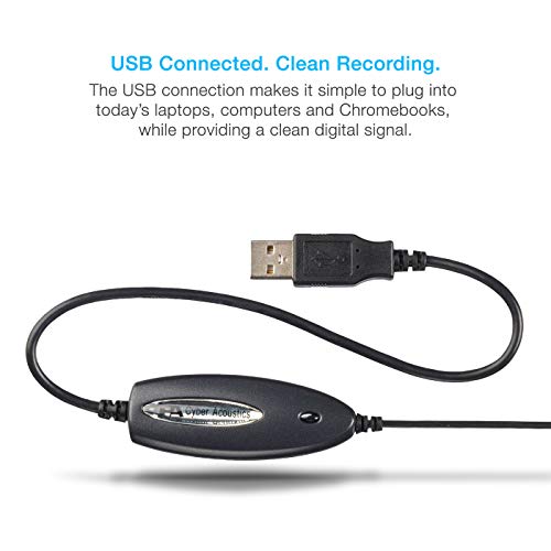 Cyber Acoustics Usb Plug & Play Desktop Unidirectional Noise Cancelling Computer Microphone/Mic, For Pc And Mac Laptops, Compatible With Windows/Mac, Ideal For Voice Recordings, Skype (Cvl-1084) #TOP5