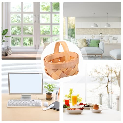 Mini paniers tissés Toyvian parfaits pour vos décorations de fête - 7