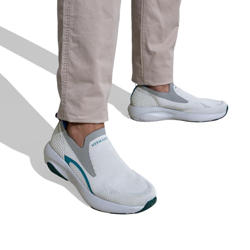 Image of Neeman's Begin Walk Ease Unisex Slip-On Shoes | Lightweight Breathable Knit Sneakers with Cushioned EVA Sole with Natural Rubber | Comfortable Walking, Travel & Everyday Casual Footwear