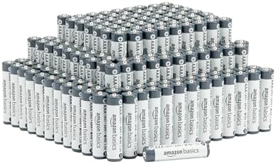 Amazon Basics AAA-Alkali-Batterien, 1,5 V, 5 Jahre lagerfähig, 150 Stück
