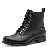 boots cuir femme bleu marine Fermeture à lacets et fermeture éclair pratiques pour un enfilage sans effort et un ajustement optimal.