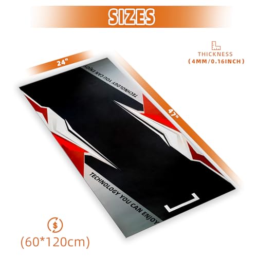 Tapete de bicicleta, tapete de passadeira, tapete de exercício para bicicletas Peloton, bicicleta er