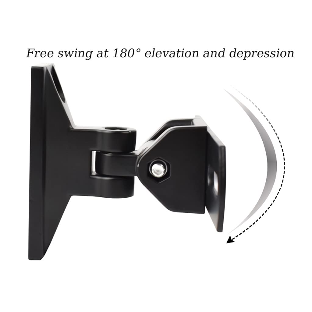 Soporte de Altavoz Soporte de Pared para Altavoz Soporte de Altavoz de Pared de Techo Envolvente, Utilizado para Oficina Sala de Estar Sala de reuniones Comedor Soporte d