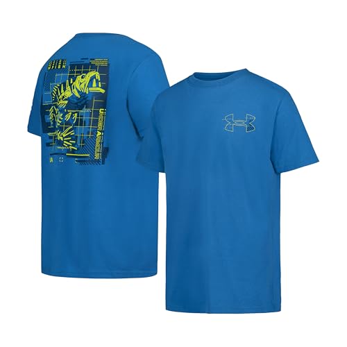 Image of Under Armour Boys' Short Sleeve Graphic T-Shirt, Soft & Comfortable, Outdoor Collection