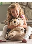 Wild Republic 82332 - Floppies, Wolf, 76 cm - Kuscheltier aus Plüsch, 30', ['Gray', 'Brown', 'White']