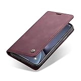 Premium Qualität - Diese klappbare Handytasche im Book-Style aus Kunstleder vereint Eleganz, Schutz und Funktionalität zu einem fairen Preis