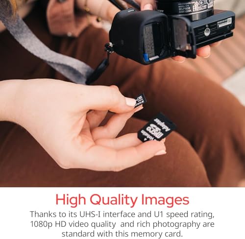 Verbatim Carte mémoire microSDXC Premium 64 Go noire avec adaptateur - pour capture vidéo full HD - résiste à l'eau & aux chocs - carte mémoire SD pour appareil photo smartphone tablette