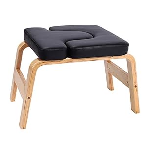 Ejoyous Yoga kruk, hoofdstand, hoofdstandkruk, veilige hoofdstandstoel, trainingsstoel, stoel, bank, stoel, PU-kussens, sport ¨¹bungsFitnessapparatuur voor gezinnen turnhal ontlasten