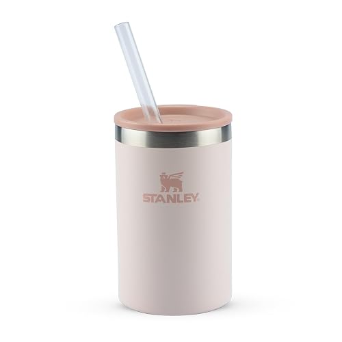 Stanley Copo Térmico 3 em 1 com  Tampa e Canudo Rose Quartz 296ml
