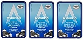 3 x Astonish Oven & Cookware Cleaner Cleaning Paste Enamel Ceramic Upvc Metal 150g