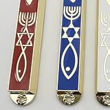 Metalowa tabliczka Mezuza rzemiosło 4 szt. Mezuza drzwi akcent łatwa instalacja religijna obudowa mezuzy drzwi mezuzy