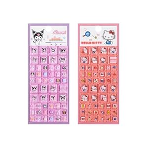 KRGNPLE タイルシール ぷくぷくシール 2 枚 3D 再剥離可能 PVC 材質 励ましステッカー 手帳デコレーション ..." 