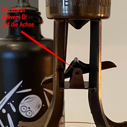 Absinthe Accessories Dripper Balancier | For Absinthe Glasses instead of Fountain or Spoon | Stainless Steel | Replica 19th Century - Thumbnail 5