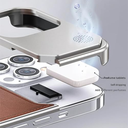 Coque de téléphone de luxe en cuir magnétique pour iPhone 14