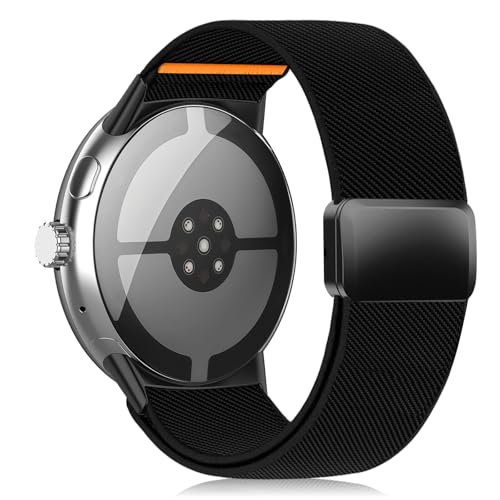 [RoSoki] �o���h �e���i�C�����o���h Google Pixel Watch 4/3 (41mm) / Google Pixel Watch 2/1 �Ή� �}�O�l�b�g�o�b�N�� �����x���g �����o���h �ւ��X�g���b�v �X�|�[�c ���v�x���g �L�k�� �y��