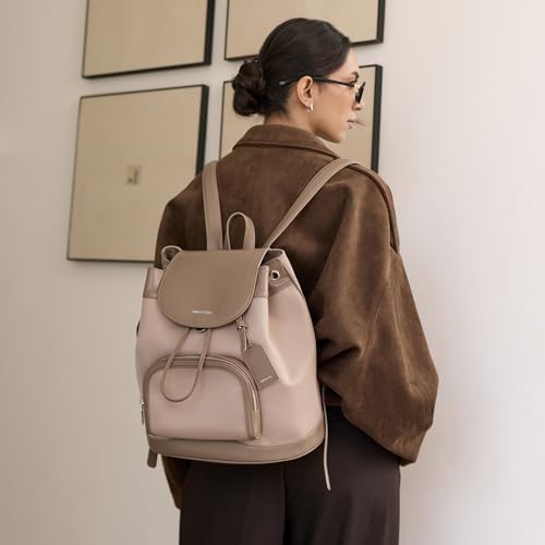 Image of Miraggio Wanderlust Backpack for Women | Laptop Bag for Women Office Use | Stylish Women Backpack | Adjustable Shoulder Straps | Ideal for Work, College & Travel