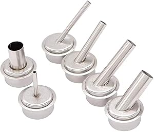 9pcs set 861DW Hot Air Gun Resisting Nozzles Quick 861dw Rework Station Heat Gun Resisting Nozzles 45 Degree