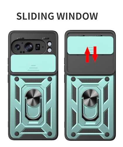 Accessoires Pixel9 coque rigide mince avec anneau et verre trempé écran