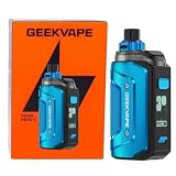 GEEKVAPE Aegis Hero 5 Pod Kit | Uscita 50W con Batteria 2000mAh | Display Vivo e Funzione A-Lock | Cartuccia HERO da 6,5ml Compatibile con le Coil Serie B (VERSIONE BOOST) (Phantom Blue)