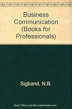 Paperback Business Communications (Books for Professionals) Book