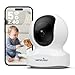 wansview 5MP Babyphone mit Kamera-3K Überwachungskamera innen, 5G/2.4Ghz WLAN IP Kamera, schwenkbare Haustier Kamera, Datenschutzbereich, Zwei-Wege-Audio, Kompatibel mit Alexa（Weiß）