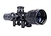 Monstrum Tactical 3-9x32 AO Rifle Scope with Illuminated Range Finder Reticle and High Profile Scope Rings (Black/Black Rings)