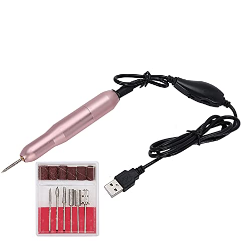 Nail Drill, USB Charging 15000RPM Nail Drill Machine for Home for Beauty Salon for Nail Salon