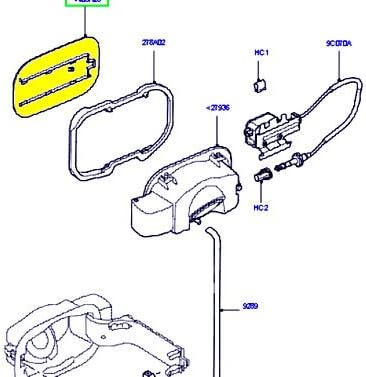 Miniatura 2 de LAND ROVER PUERTA DEPÓSITO DE COMBUSTIBLE LR3 LR4 SPORT 05-13 NUEVO BPA780070