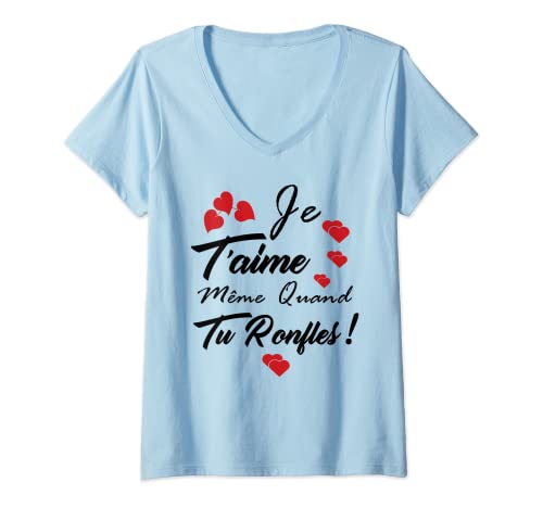 Femme Cadeau Drole Couple Saint Valentin Homme Femme Humour T-Shirt Cover