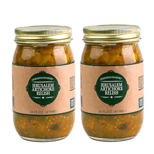 Charleston Favorites Jerusalem Artichoke Relish – 16 oz Jars (2-Pack)