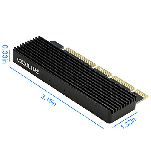 M.2 PCIe Adapter Riitop für NVMe SSD auf PCI Express