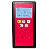 High Accuracy Geiger Counter, Portable LCD Digital 5 Measurement Units Nuclear Radiation Detector with 3 Types Alerts, Handheld Beta Gamma X-ray Tester Meter Dosimeter for Industrial Medical