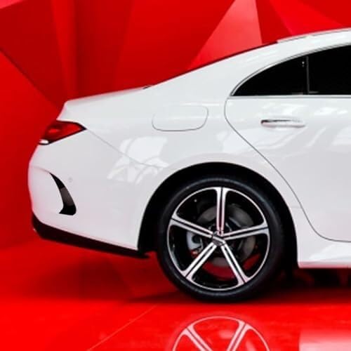 Alerón Lateral para Parachoques Trasero Coche 2 Unidades para Benz CLS C257 CLS350 CLS450 2018-2020 Rejillas Ventilación Y Marco ABS Alerón de Techo