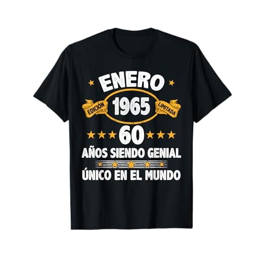 Enero 1965 60 Años Hombre Cumpleaños Regalo Enero 1965 Camiseta