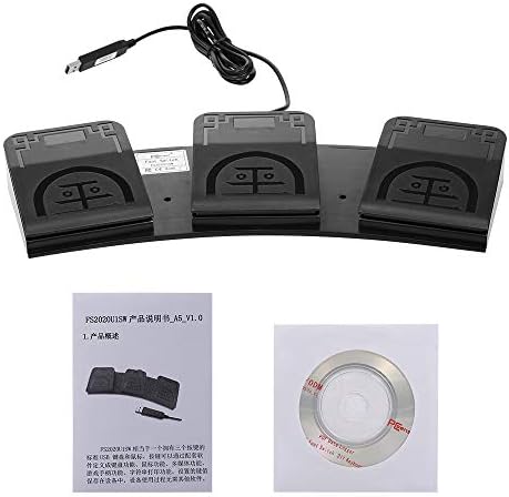 Docooler FS2020U1 USB przełącznik nożny, klucz sterujący, niestandardowy pedał działania do urządzeń medycznych, instrumentów biurowych