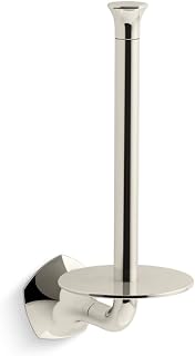 Kohler 27064-SN Occasion™ Vertical Toilet Tissue Holder, Vibrant Polished Nickel