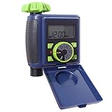 Inshow Automatic LCD Big Dial Solenoid Valve Water Timer for Garden Hose ,Low Pressure Waterproof...
