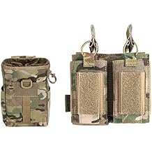 Molle Dump Pouch Drawstring Magazine Open-Top Double Mag Pouch