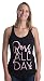 Ann Arbor T-shirt Co. Rosé All Day | Funny Wine Drinker, Brunch Humor, Winery Women's Racerback Tank