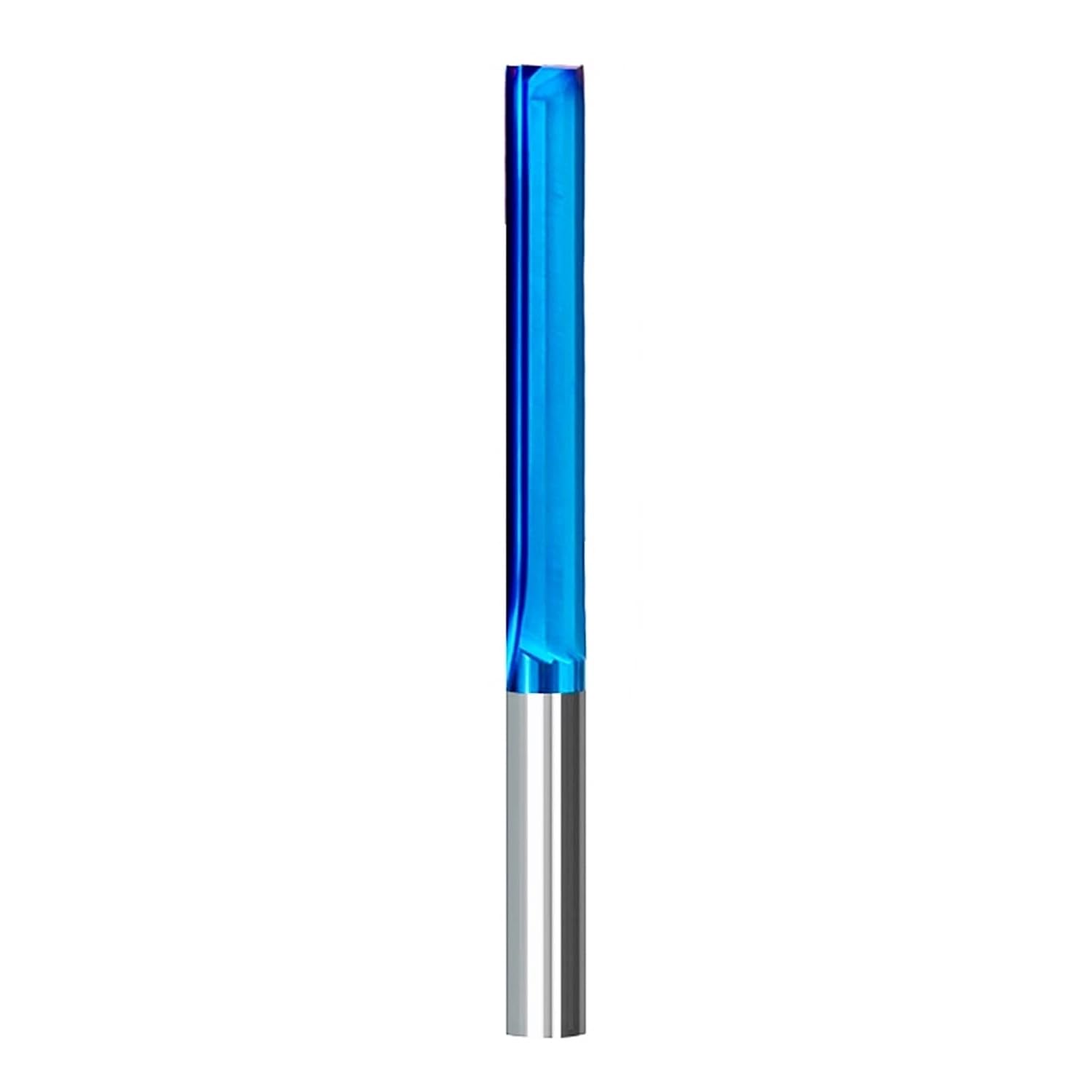 1pcs Flute Straight Milling Cutter 2 Flute Straight End Mill Carbide Router Bit 4mm/6mm Shank CNC Engraving Milling Tools for Wood PVC Plastic