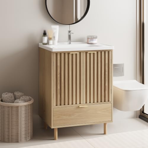 Kiasthome 24 Inch Freestanding Vanity