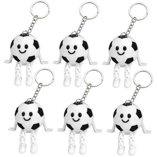 EliteEcho Soccer Keychains & Desk Decor (6 Pack)