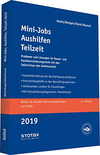 Mini-Jobs, Aushilfen, Teilzeit 2018
