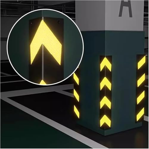 Protections d'angle en caoutchouc de 100 cm pour mur de garage