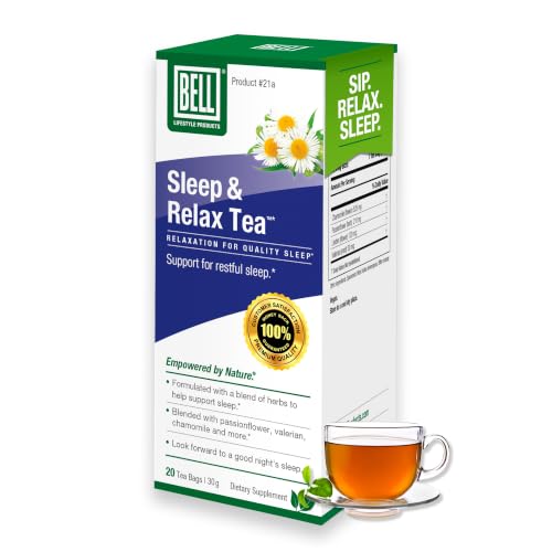 Bell Sleep & Relax Herbal Tea - Valerian & Chamomile - 20 Bags