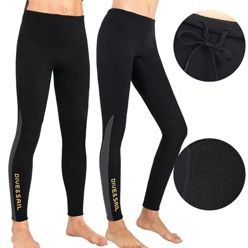 WYYHAA 3MM Neoprene Two Piece Wetsuit, Diving Suit Top and Bottom for Men Women Snorkeling Scuba Diving, Keep Warm, UV Protection,Men,M - Thumbnail 3